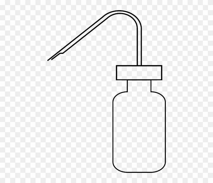 Plastic Bottle, Chemistry, Lab, Plastic - Diagram Of Wash Bottle #251327