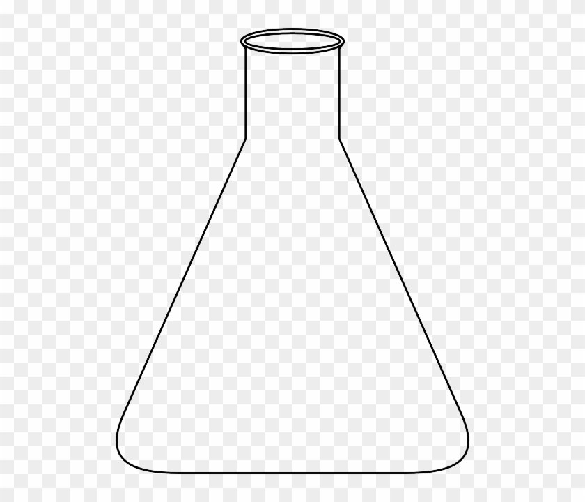 Chemistry, Empty, Flask, Glasswares, Lab, Laboratory - Erlenmeyerkolben Schema #251356