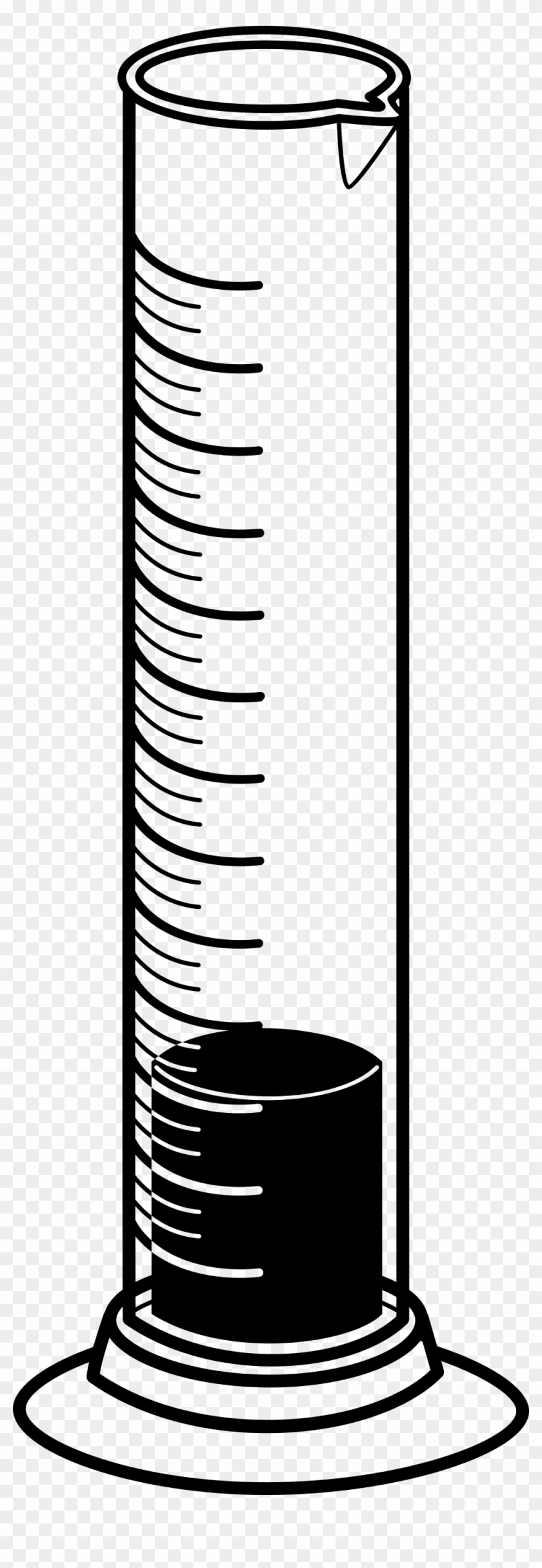 Graduated Cylinder Coloring Page - Graduated Cylinder Coloring #251376