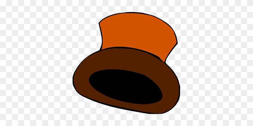 Topper, Clothing, Cylinder, Hat, Brown - Hat #251397