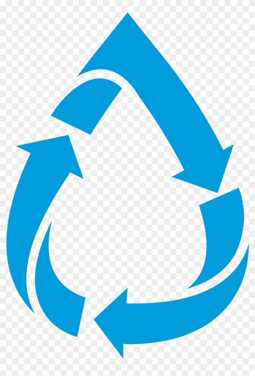 Recycle Water Clipart - Water Recycling Icon Png #251639