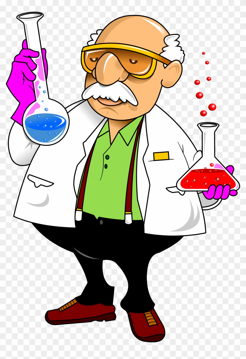 Laboratory Chemistry Cartoon Science - Chemistry Teacher Clip Art #251655