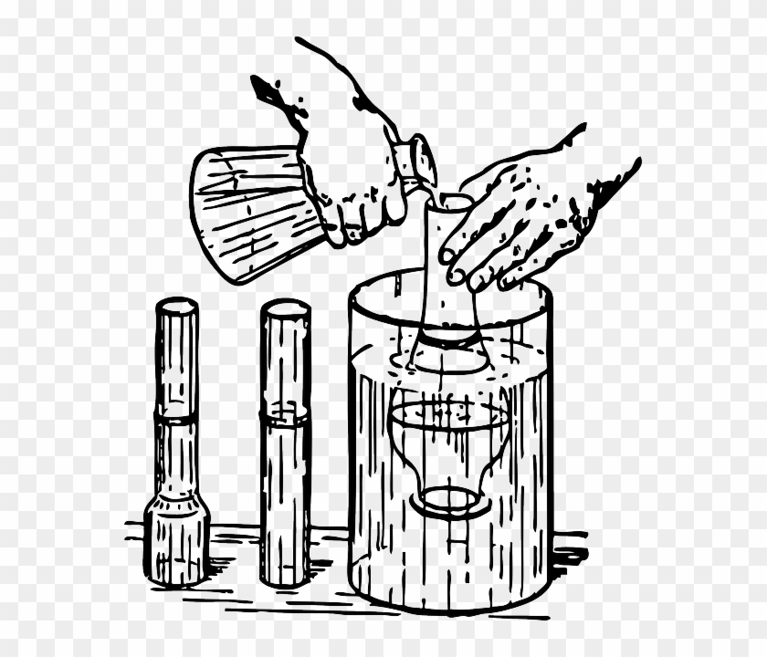 Glass, Science, Cartoon, Containers, Chemistry, Lab - Chemistry Clipart #251662