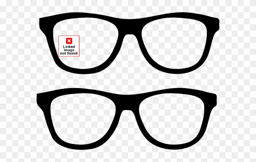 Black Star Glasses Clip Art At Clker - Nerd Glasses No Background #251663