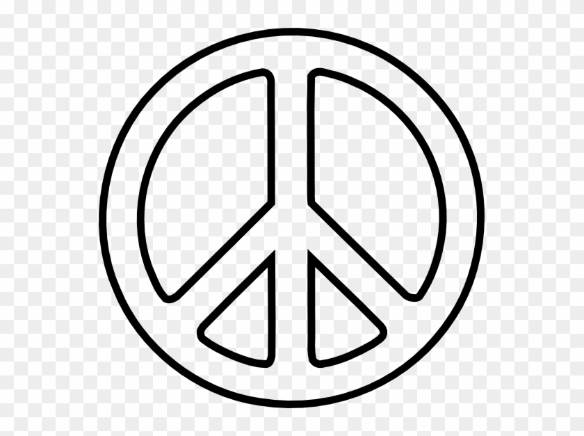 Peace Signs Clip Art - Drawing Of A Peace Sign #251799