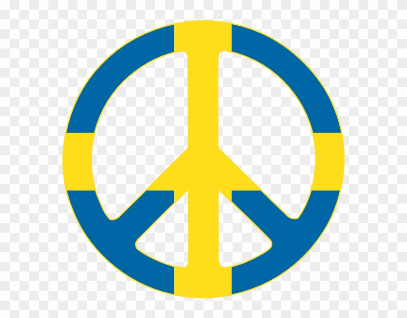 Scalable Vector Graphics Sweden Flag Peace Symbol Scallywag - Swedish Flag Peace Symbol Keychain, Adult Unisex, Size: #251844