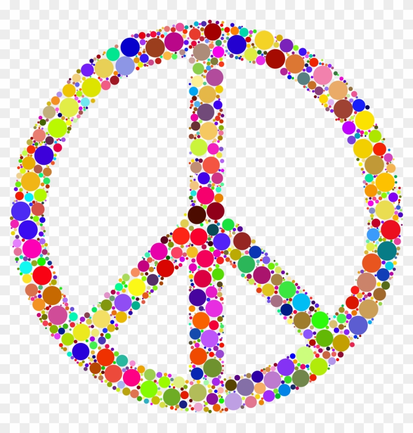 This Free Icons Png Design Of Colorful Circles Peace - Colorful Peace Sign #251850