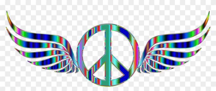 Peace Sign Wings Psychedelic 2 No Background - Peace Without Background #251849