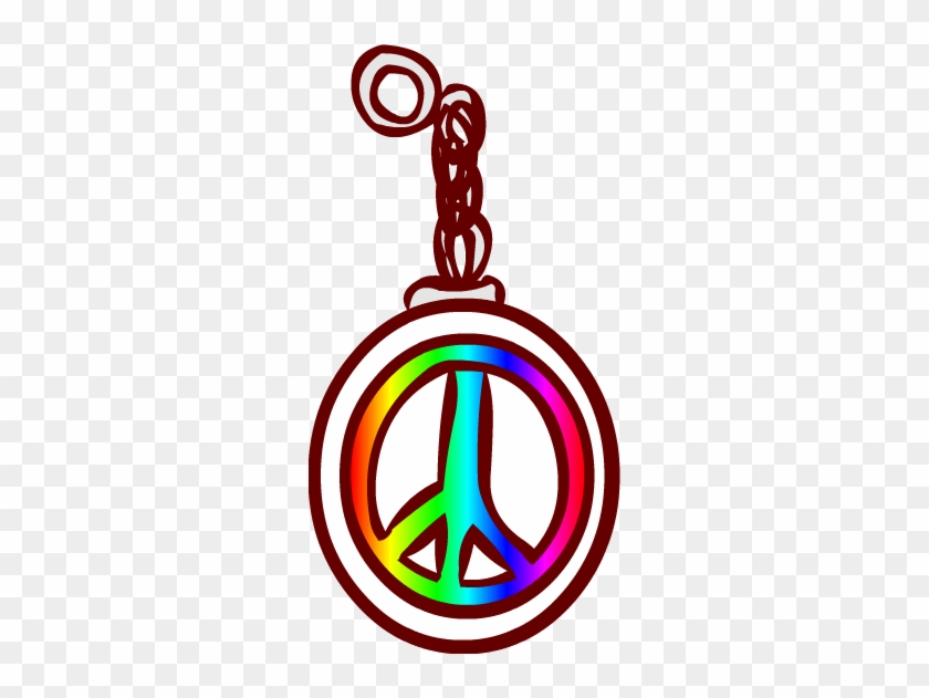 Kawaii Rainbow Peace Sign Keychain By Faery-rainbow - Peace Kawaii #251858