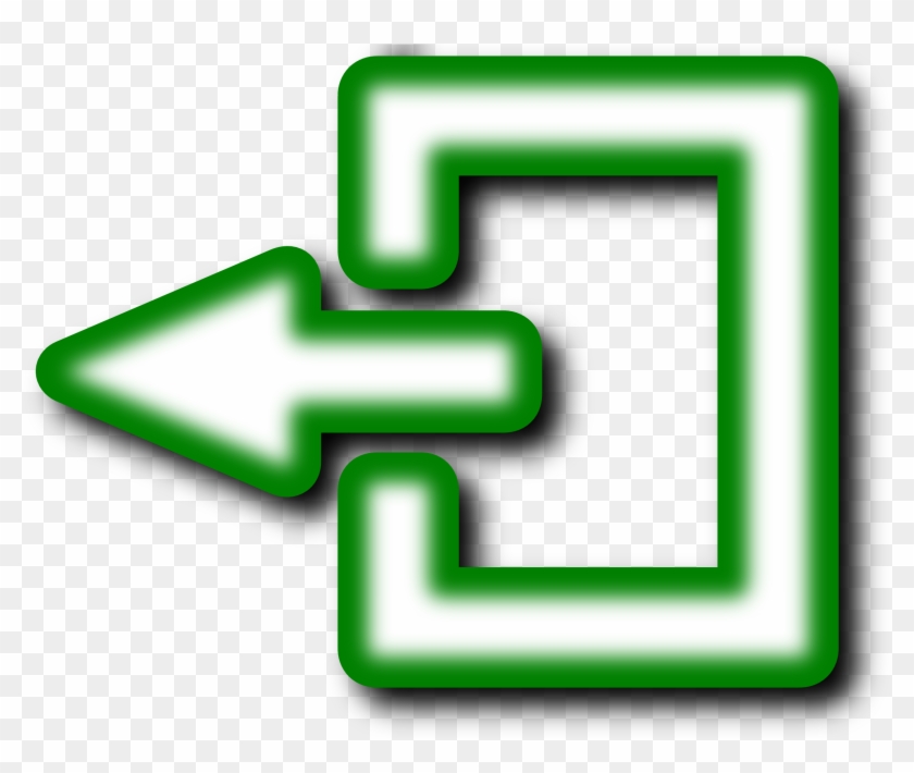 Big Image - Exit Icon Png Green #251916