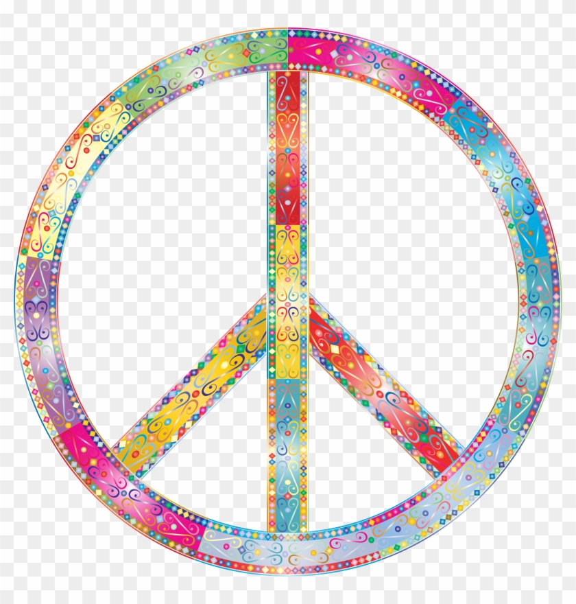 Decorative Ornamental Peace Sign - Peace Sign #251925