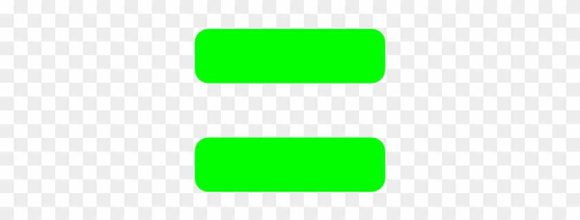 Green Clipart Equal Sign - Green Equal Sign Png #251972