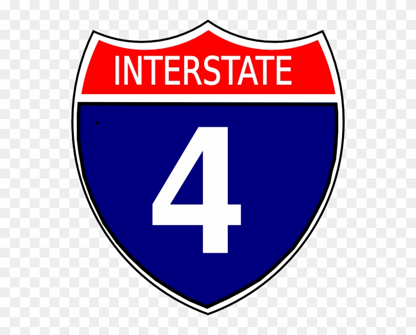 Interstate Exit Sign Clip Art Download - Interstate Highway Sign #252012