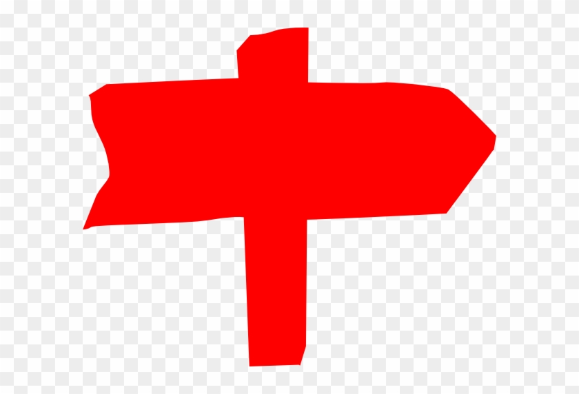 Red Sign Clip Art - Red Sign Post #252088