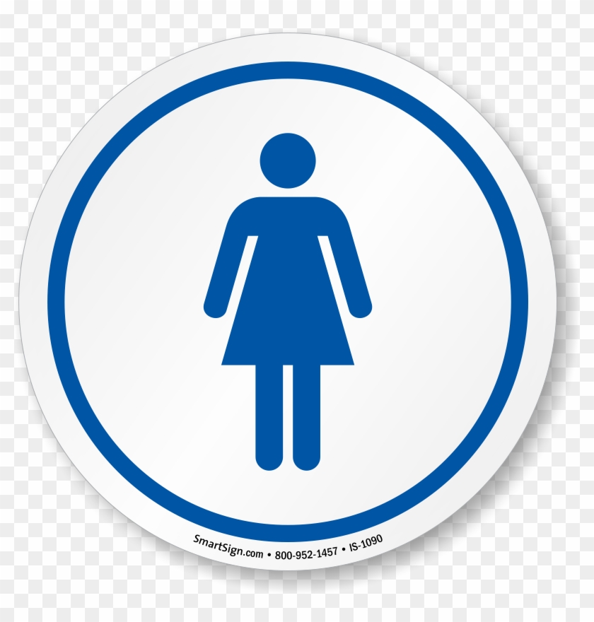 Women's Restroom Symbol Sign, Sku - Women's Restroom Sign Printable #252100