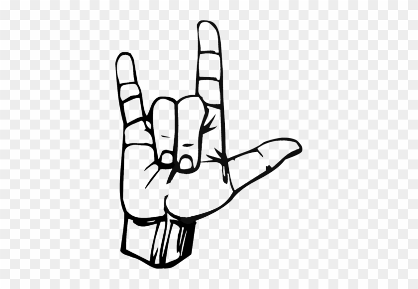 Rock On Hand Sign #252112