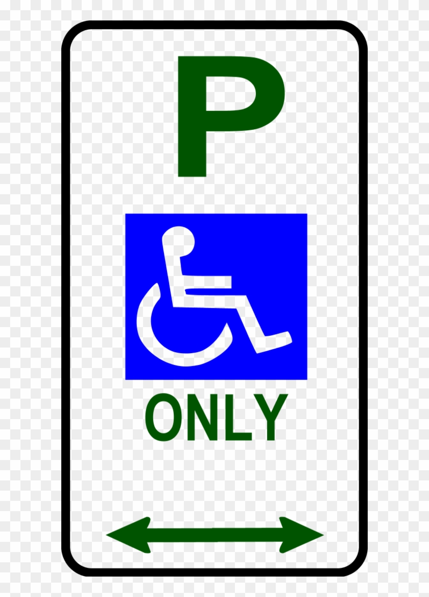Sign Disabled Parking - Americans With Disabilities Act Of 1990 #252159
