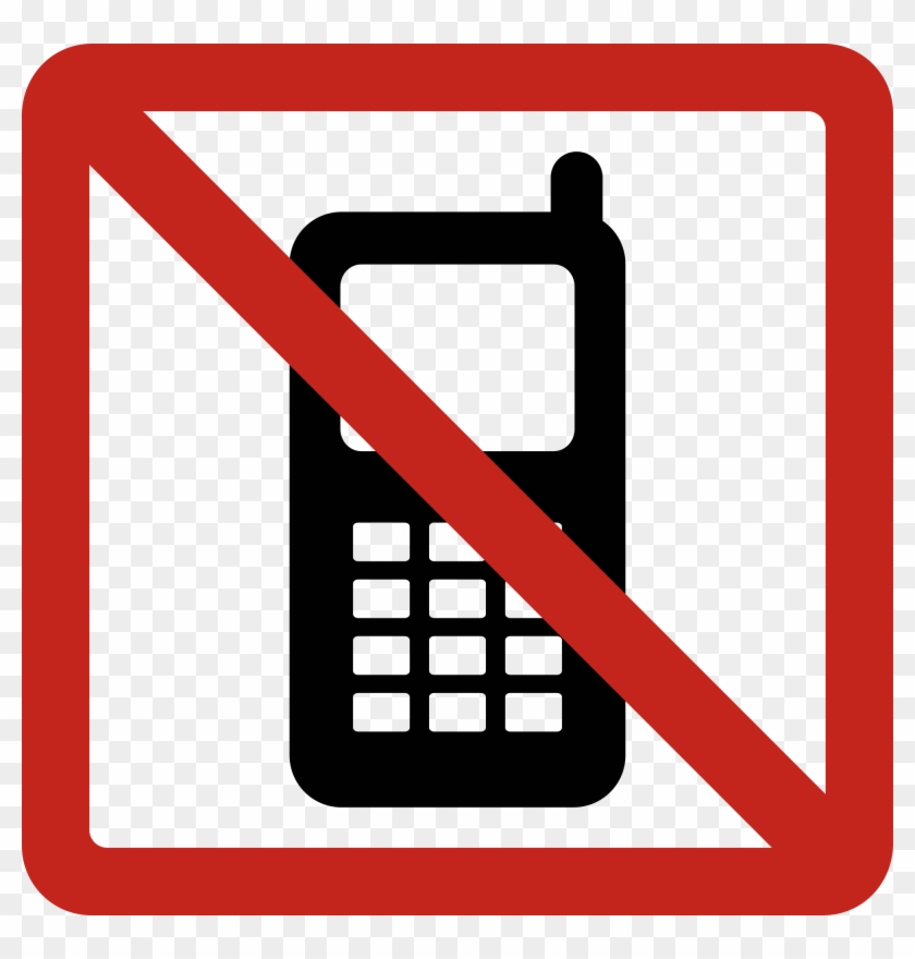 File - No Cellphone - Svg - Wikimedia Commons - Texting And Driving Stop #252235