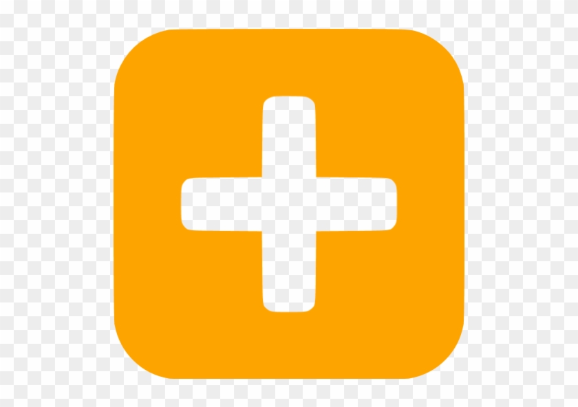 Orange Plus 6 Icon - Math Icon Png #252248