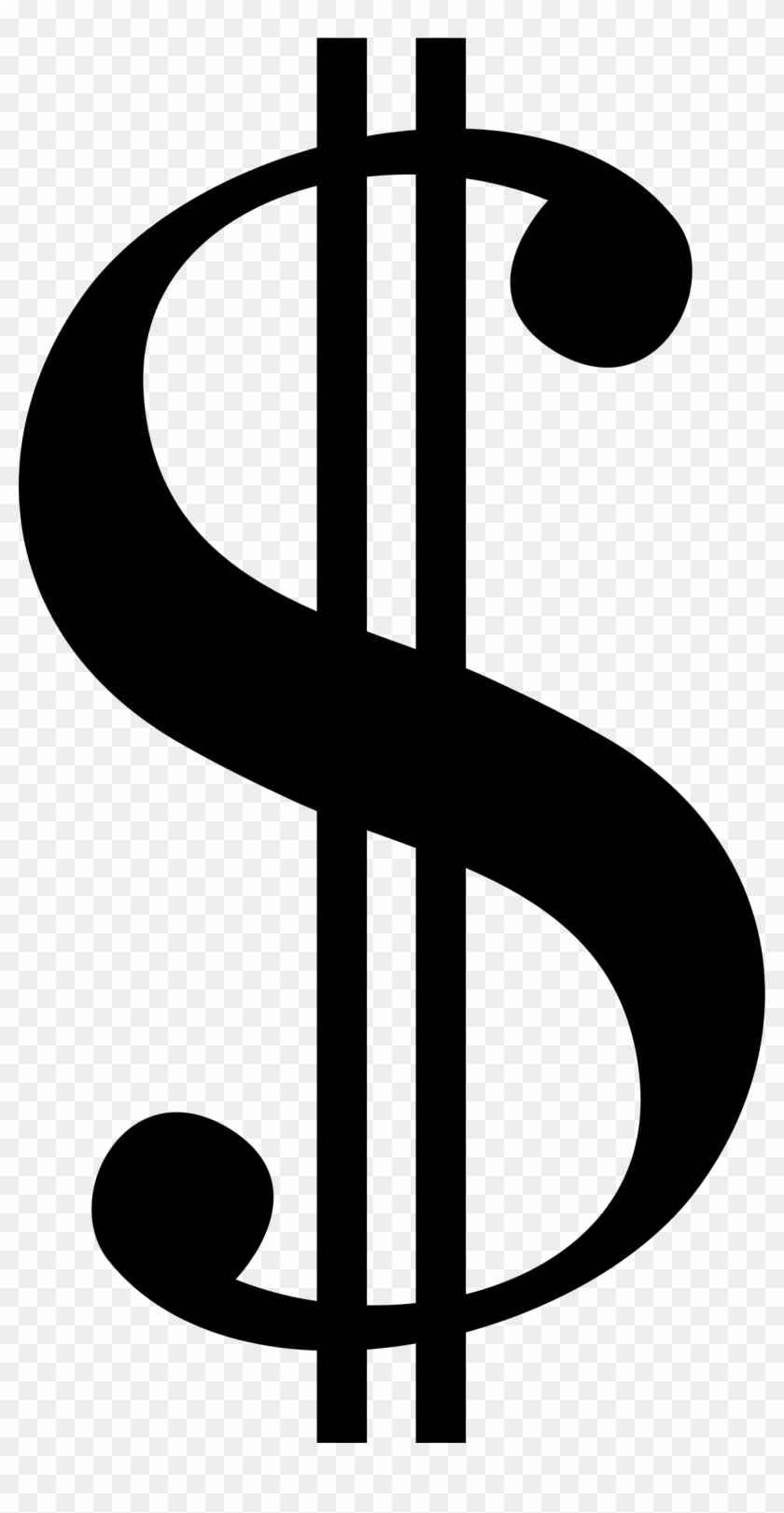 This Free Icons Png Design Of Dollar Sign Serif - Money Sign Clip Art #252300