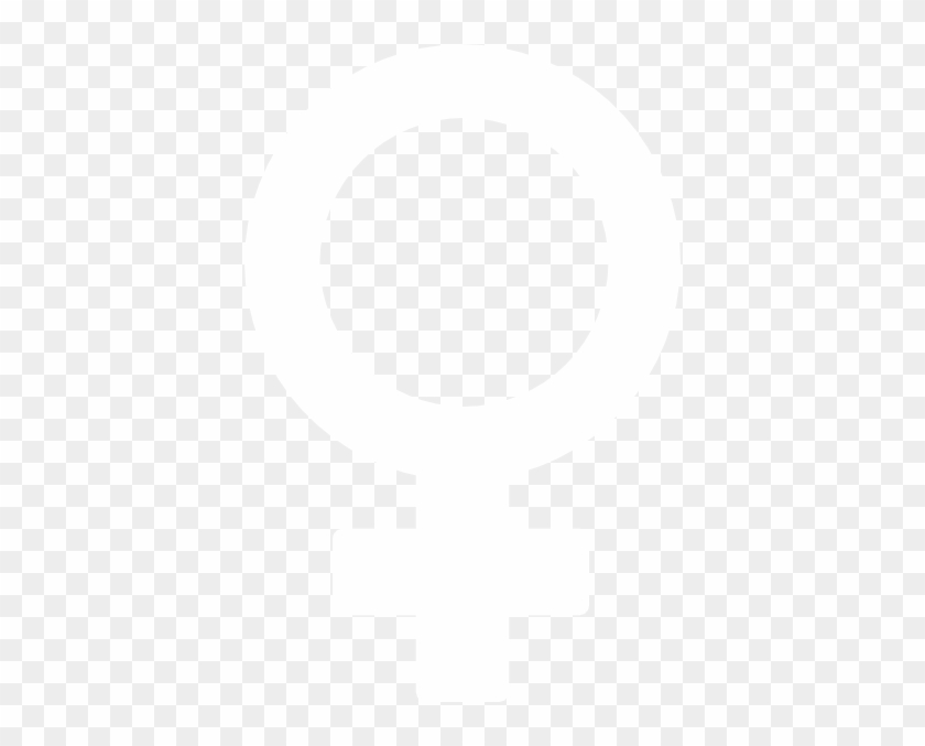 Female Symbol In White Clip Art At Clipart Library - Circle #252372