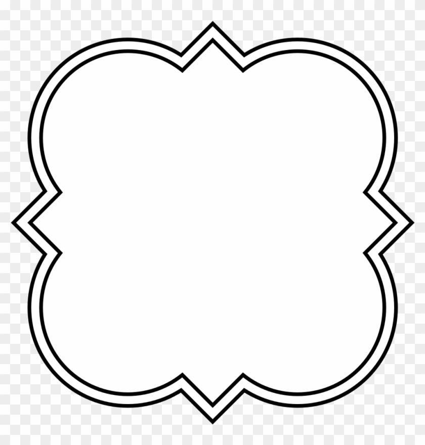 Shapes Clipart Quatrefoil - Quatrefoil Architectural Square Png #252425