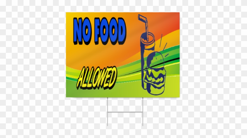 No Food Allowed Sign - Graphic Design #252463