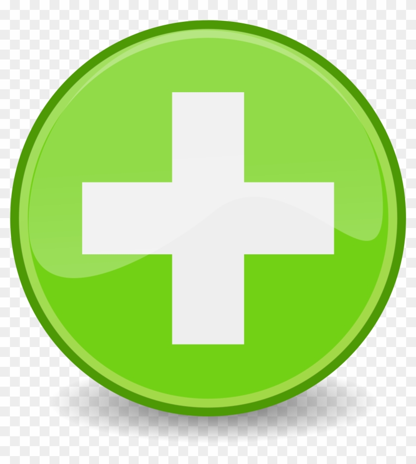 Ambox Emblem Plus - Green Plus Symbol #252485