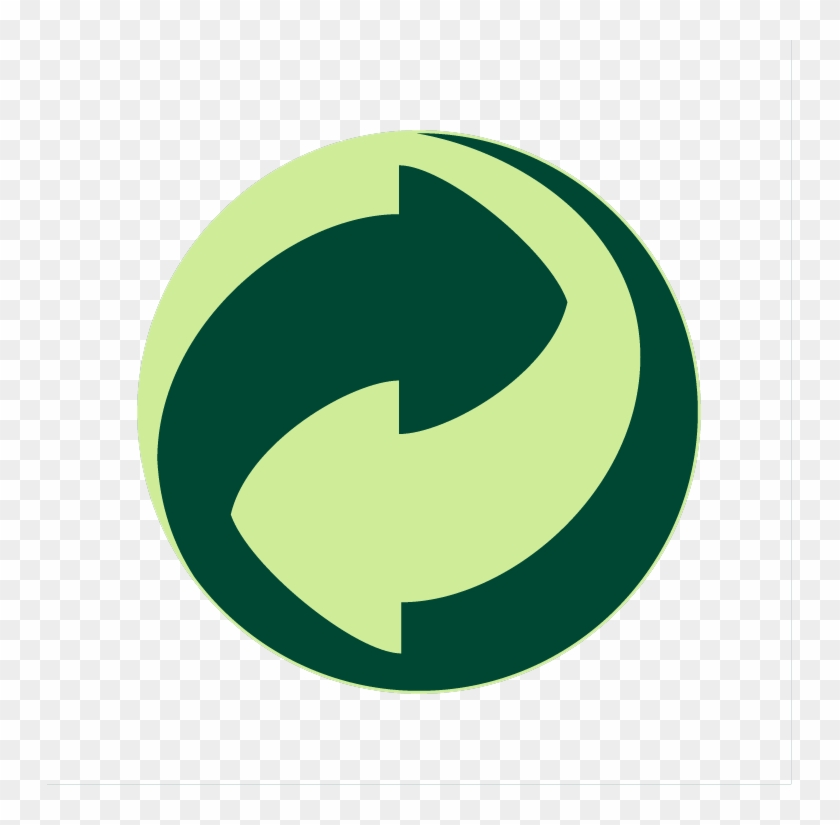 Waste Disposal Recycling - Grüner Punkt Vektor Datei #252497