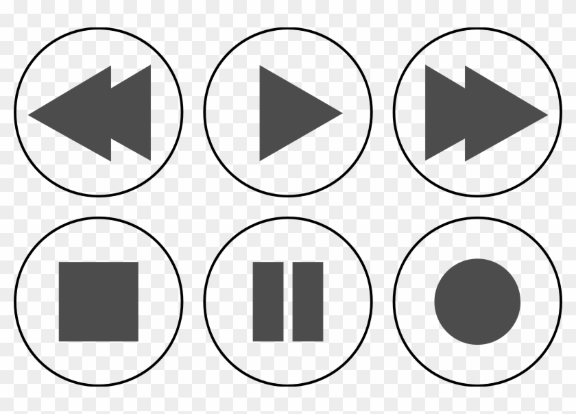 Free Icon Set Player - Media Player Buttons Png #252556