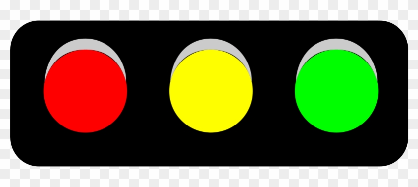 Traffic Light Clipart Horizontal - Circle #252562