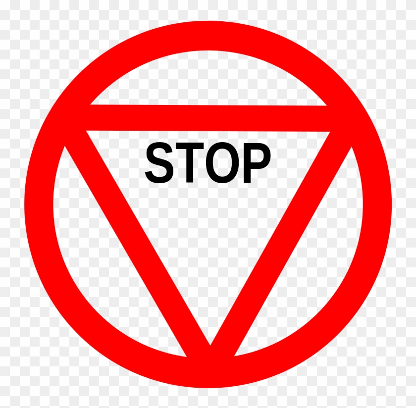 File - Stop - Svg - Wikipedia, The Free Encyclopedia - Ajna Chakra Png #252573