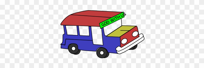 Jeepney Clip Art Colored #252575