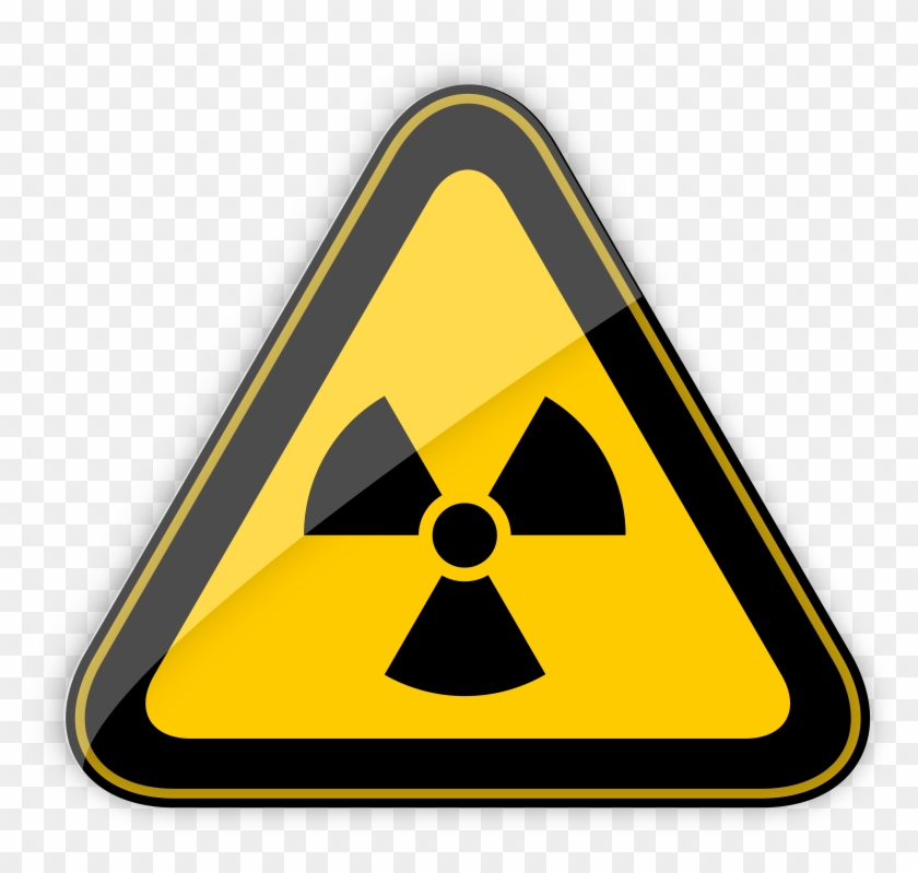 Nuclear Hazard Sign - Radiation Warning Sign Png #252586