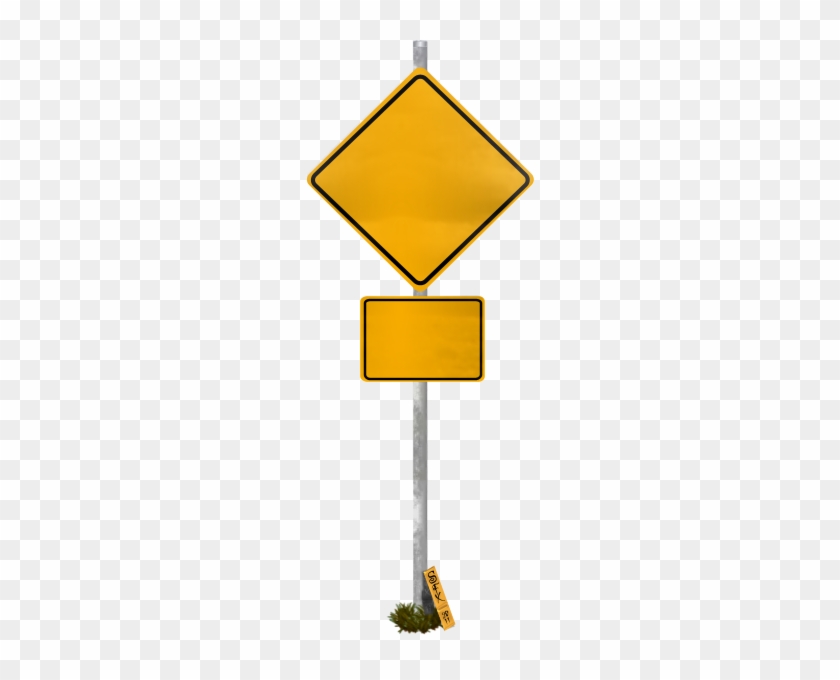 Blank Funny Road Sign 1 Transparent Png - Blank Road Signs Png #252585
