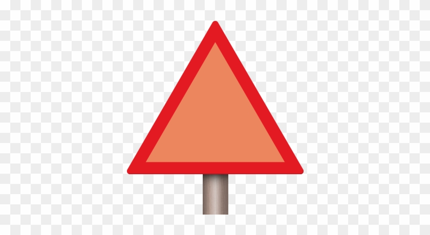 24" Triangle Marker Blank - Traffic Sign #252618