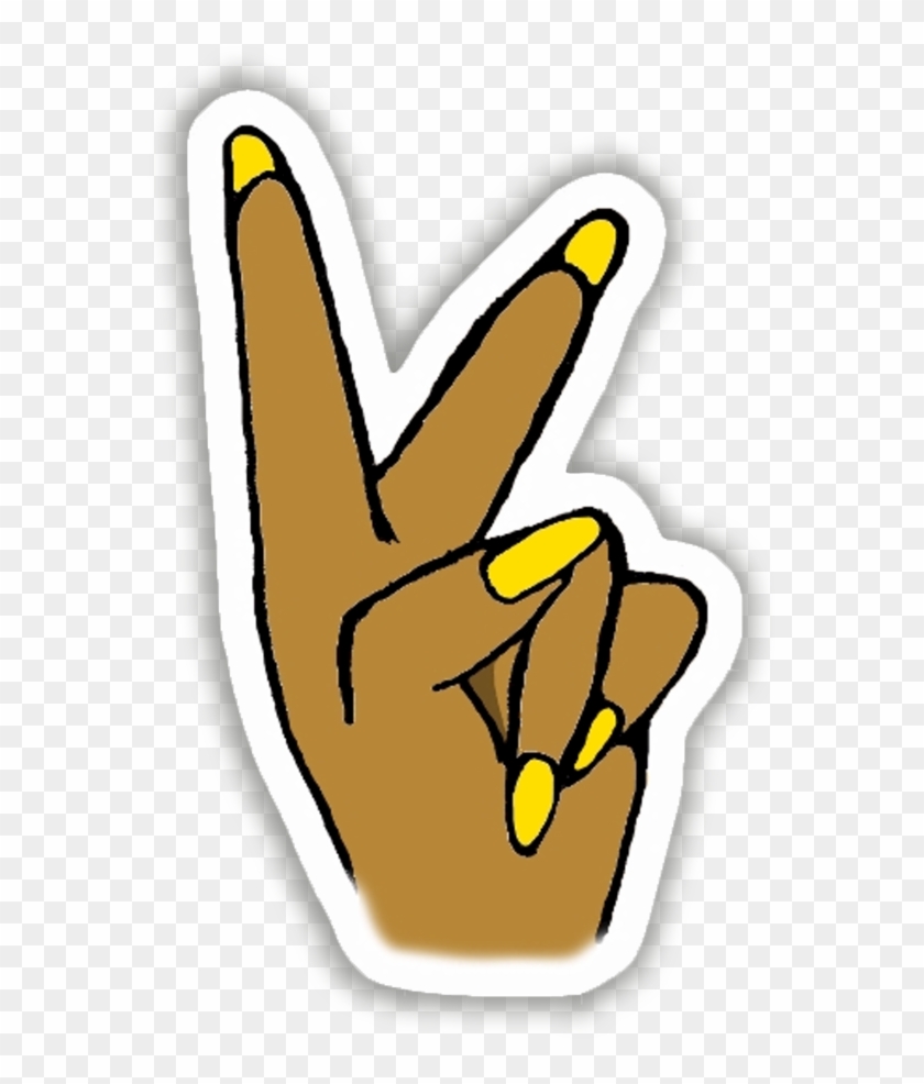 Hand Peace Sign Clip Art #252665