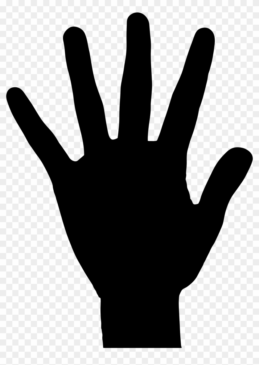 Hand Silhouette - Hand Silhouette Png #252687