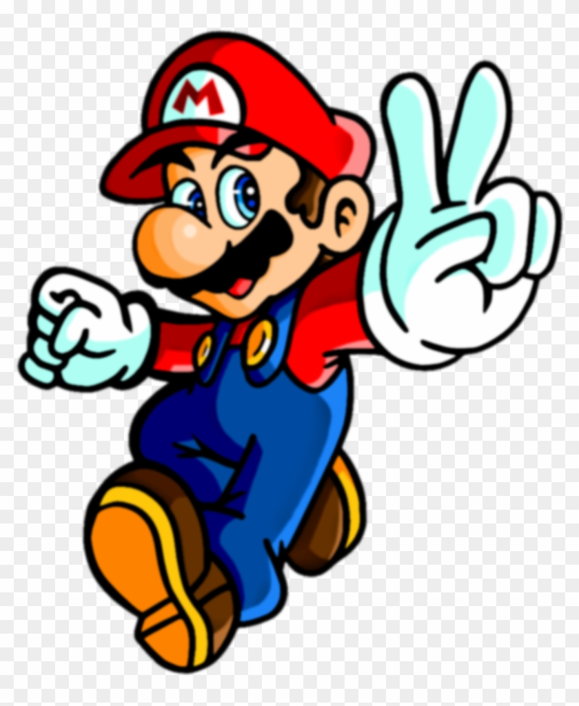 Peace Sez Mario By Jamesmantheregenold On Deviantart - Cartoon #252695