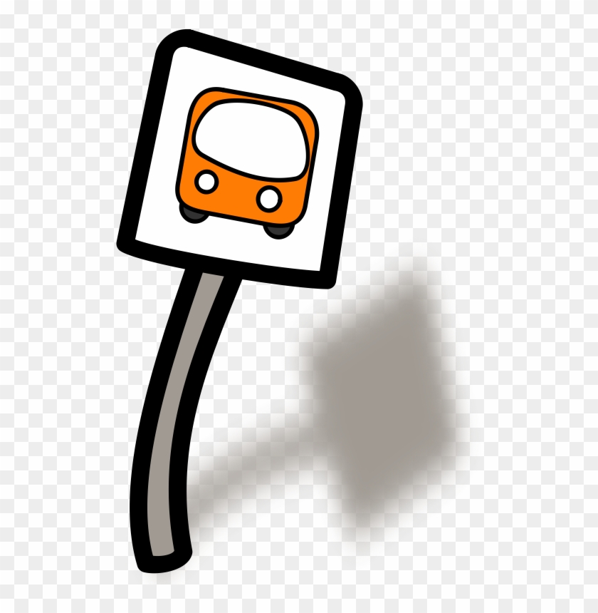 Funny Bus Stop - Bus Stop Clipart #252737