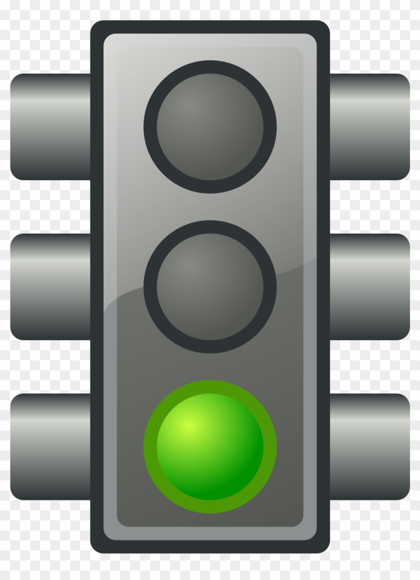 Clipart - Traffic Light Green Clip Art #252754