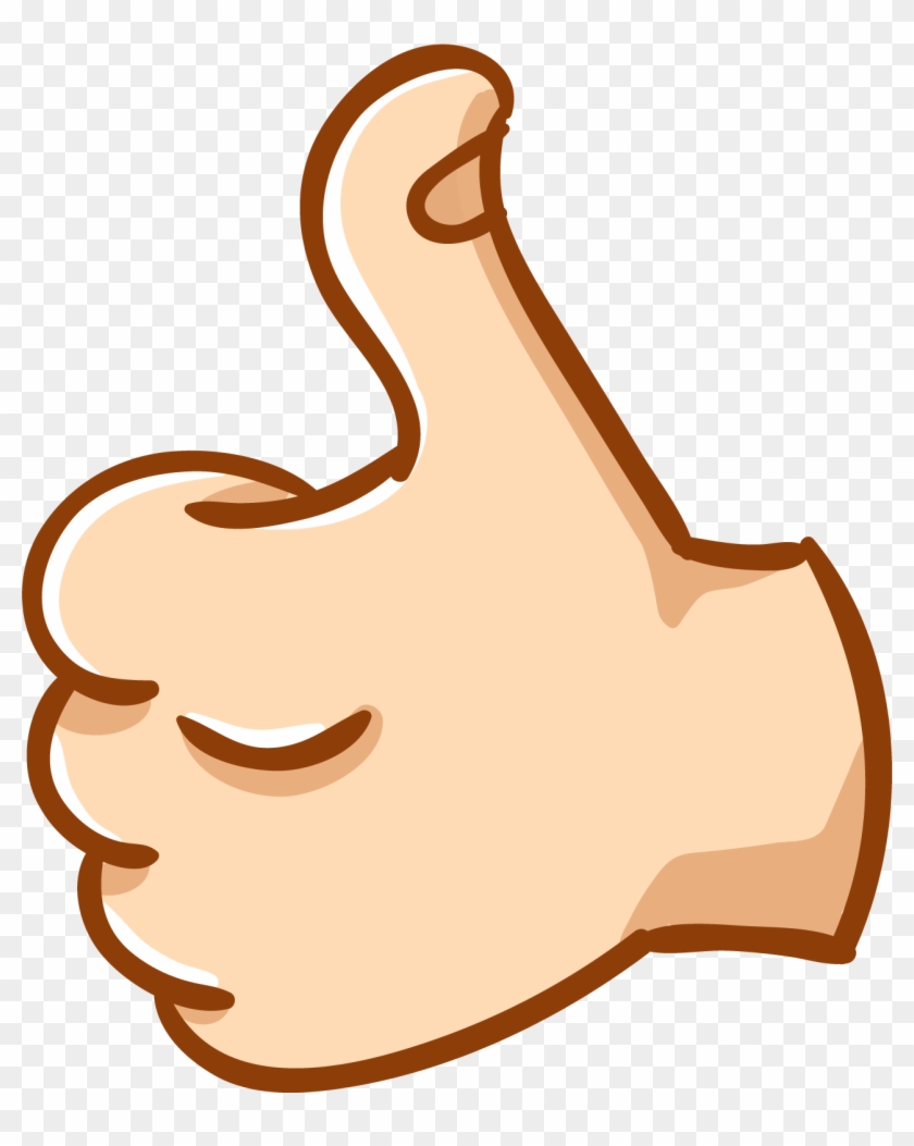 Thumb Signal Gesture Clip Art - Thumb Finger Png #252764