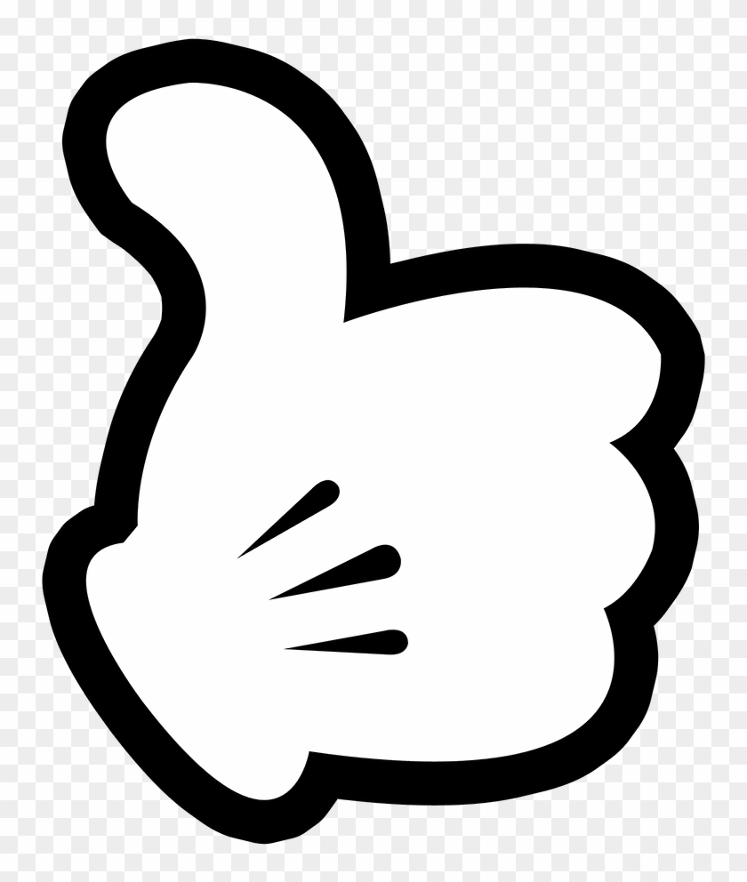 disneyland clipart glove silueta de mickey mouse free