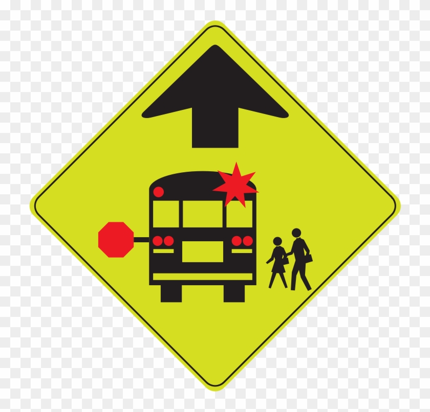 Medium Image - Stop For School Bus Sign #252803