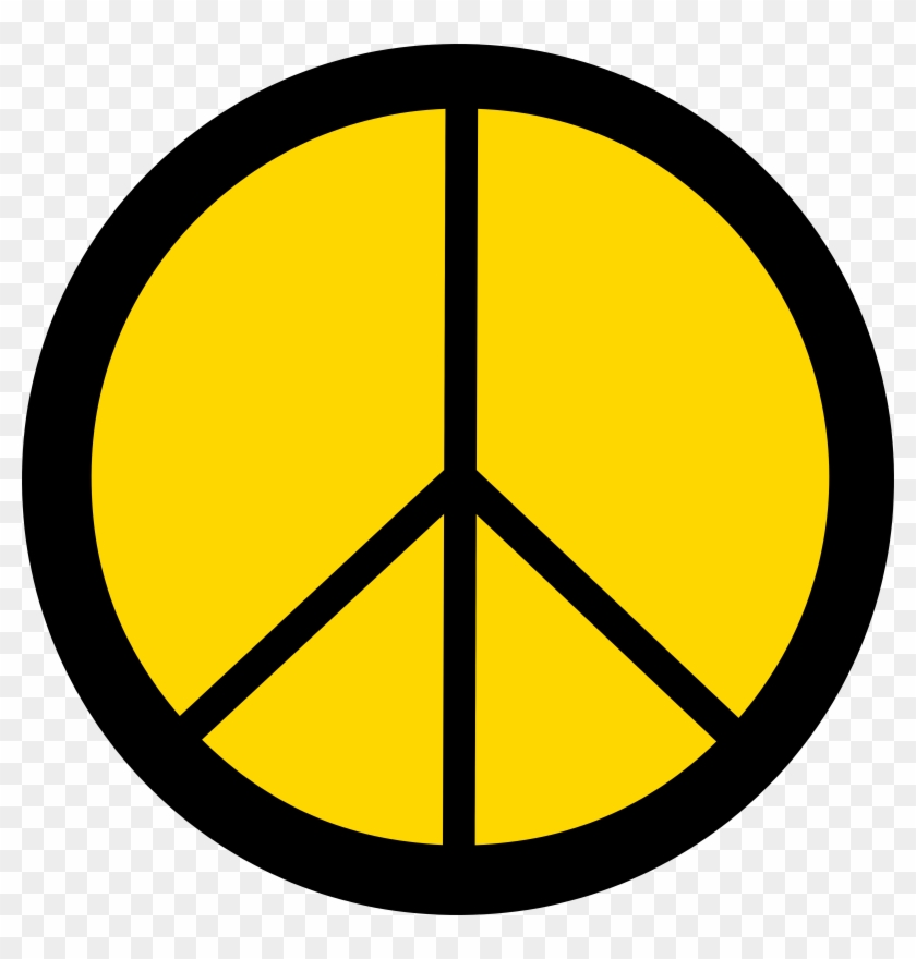 School Bus Yellow Peace Symbol 12 Dweeb Peacesymbol - Portrait Of A Man #252857
