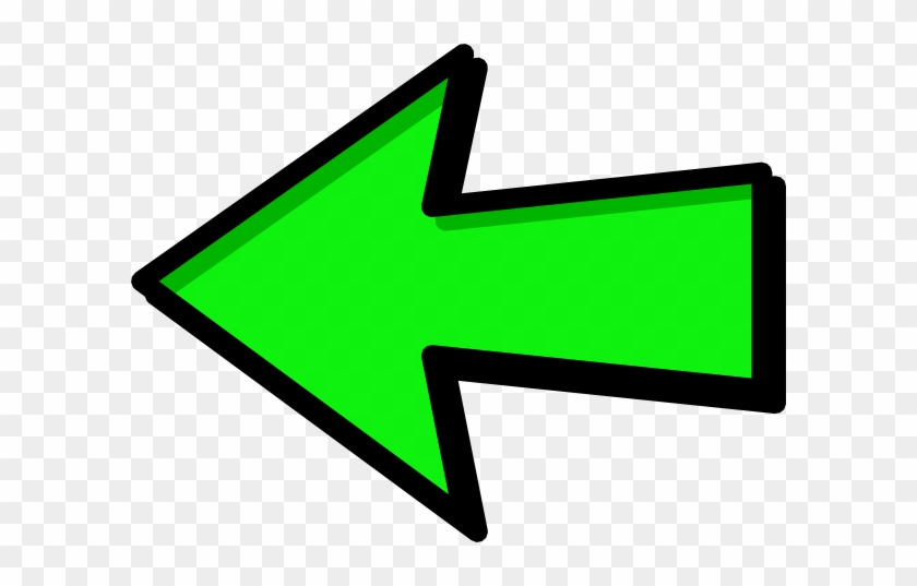 Green Arrow Left Clip Art - Green Arrow To The Left #252875