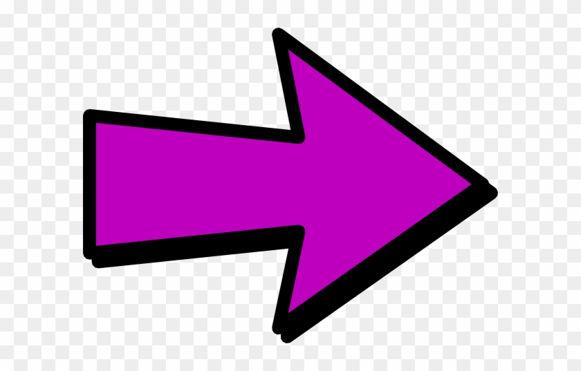 Free Right Arrow Clipart Image - Purple Arrow #252885