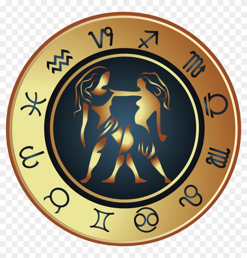 Gemini Zodiac Horoscope Aries Clip Art - Western Zodiac - Virgo Keychain, Adult Unisex, Size: #252921
