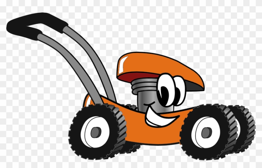 For A Professionally Cut Lawn, Call Mike At Mow 'n - Cartoon Lawn Mowers #253236