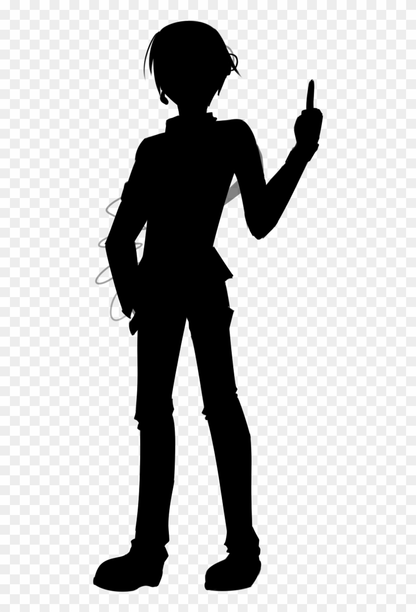 Pix For Middle Finger Silhouette - Girl Middle Finger Silhouette #253253